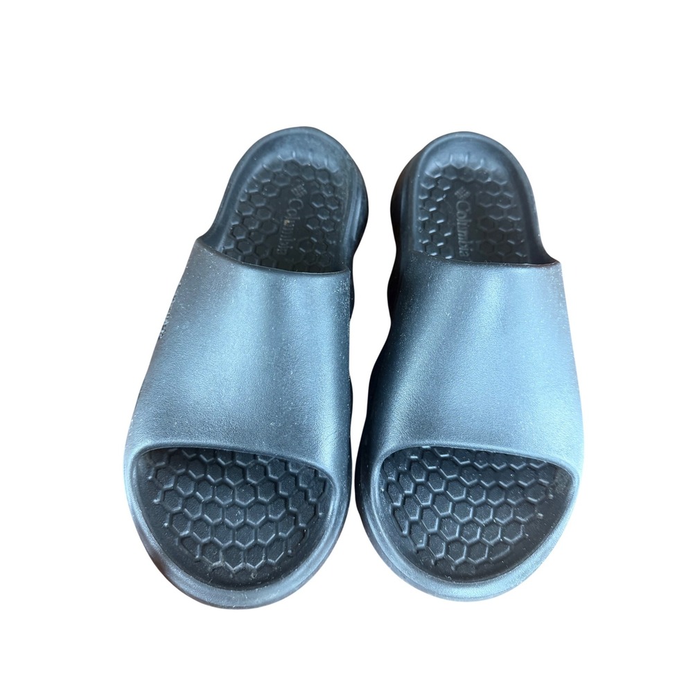 Columbia Thrive Revive Black Slide Sandals Womens 9 Recovery Shoes Walking beach - Picture 2 of 7